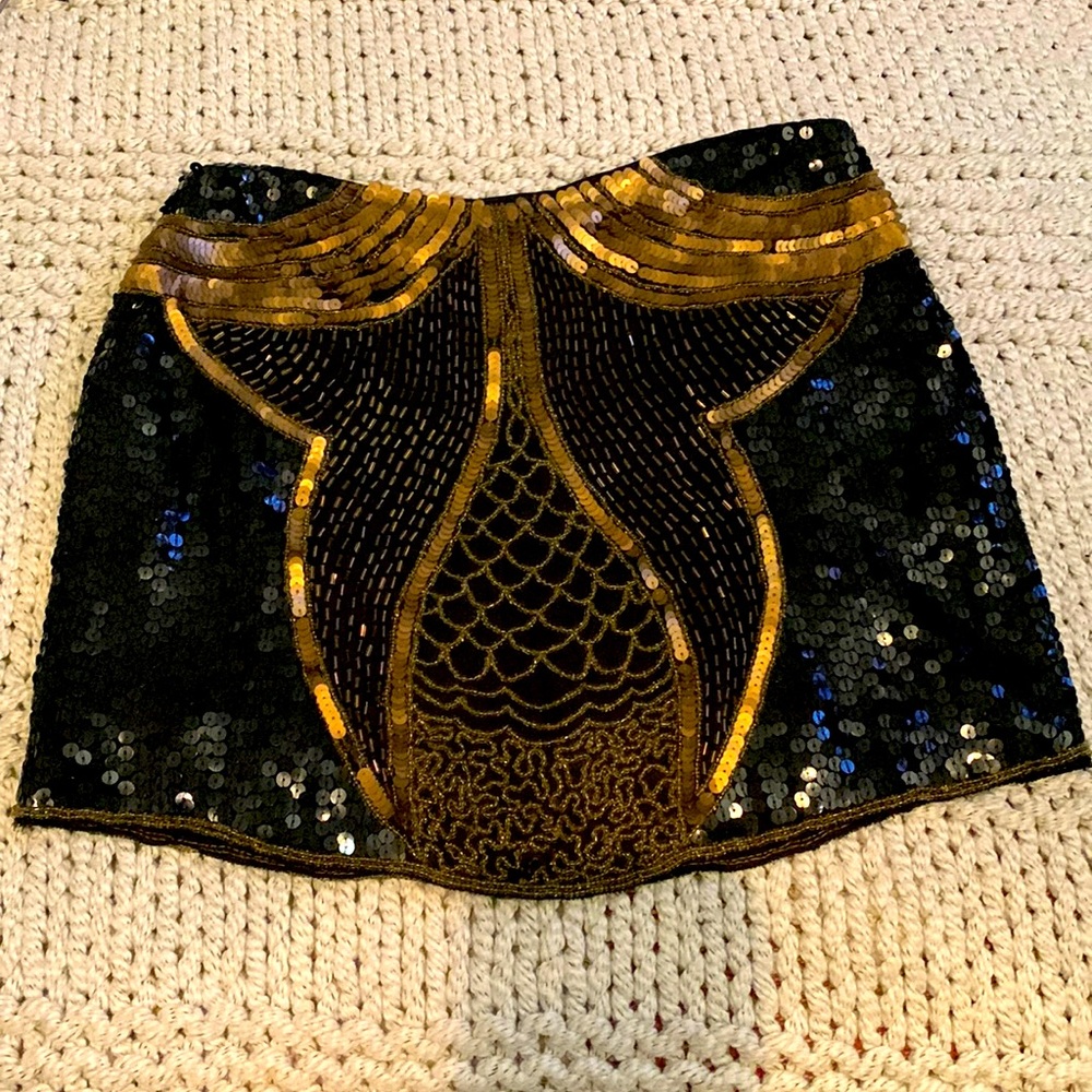 Gryphon Sequined Miniskirt